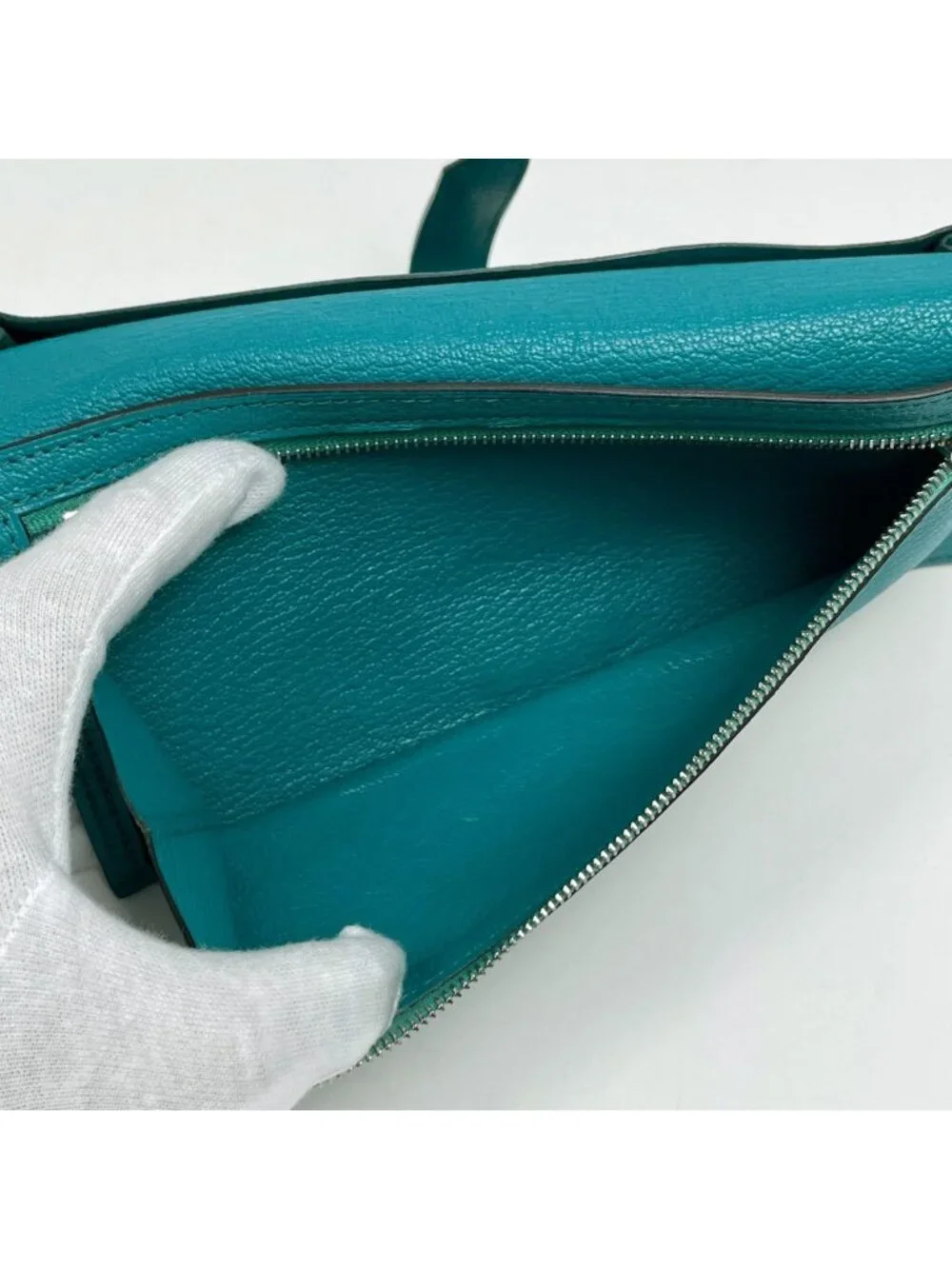 Hermes Bearn Souffle Wallet Chevre Malachite